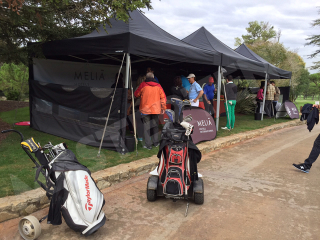 MT S50 4x4m negro modular 12x4m Golf pro