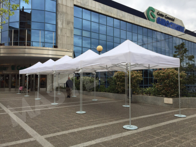 Montaje modular carpas MT S50 3x3m Sant Jordi 2015 Girona pro2