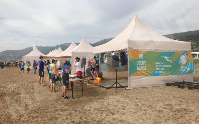 MT S1 5x5m beige Campeonato europeo EBUCC 2018